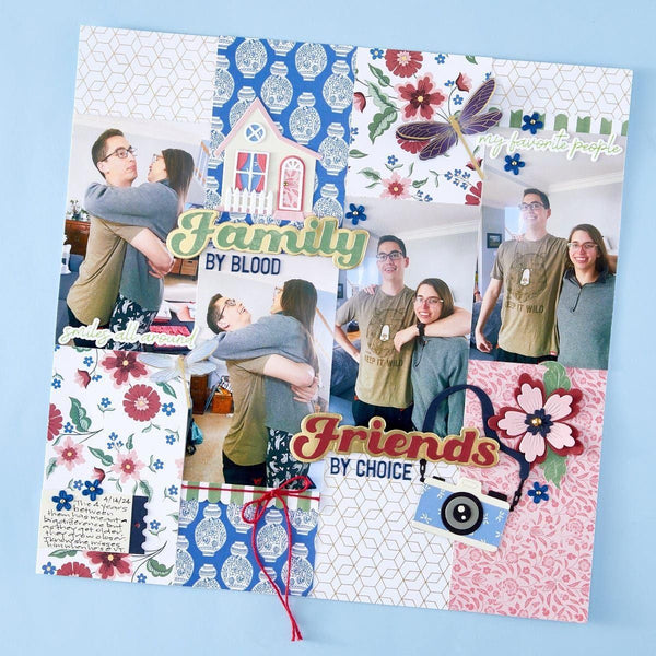 Family Etched Dies from the Storytelling by Spellbinders Scrapbooking Collection
