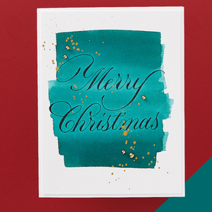 Copperplate Holiday Sentiments BetterPress Plates Bundle  by Paul Antonio