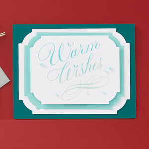 Copperplate Holiday Sentiments BetterPress Plates Bundle  by Paul Antonio