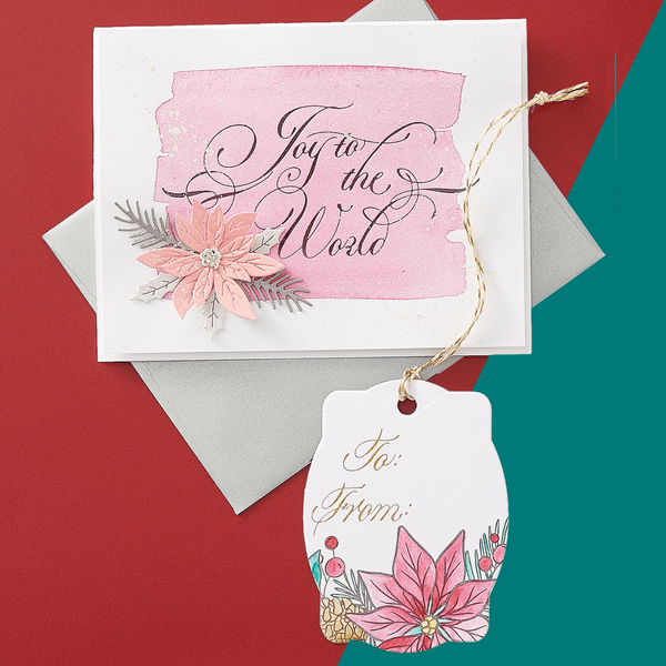Copperplate Holiday Sentiments BetterPress Plates Bundle  by Paul Antonio