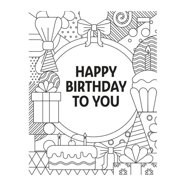 Birthday Bash Press Plate Set from the Birthday Bash Collection by Simon Hurley
