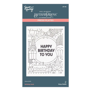 Birthday Bash Press Plate Set from the Birthday Bash Collection by Simon Hurley