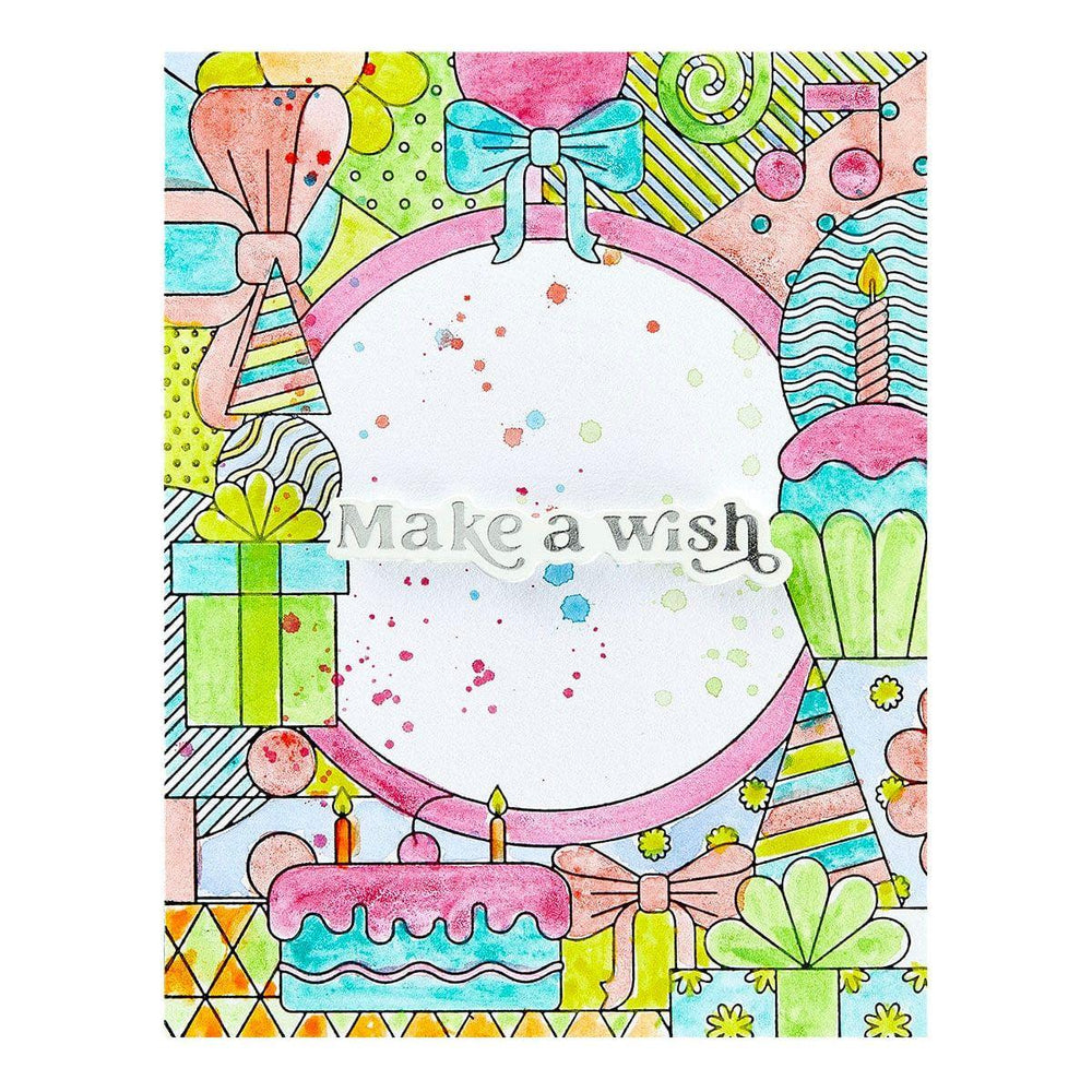 Birthday Bash Press Plate Set from the Birthday Bash Collection by Simon Hurley