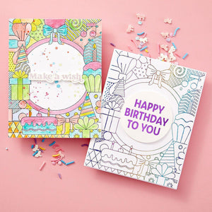 Birthday Bash Press Plate Set from the Birthday Bash Collection by Simon Hurley