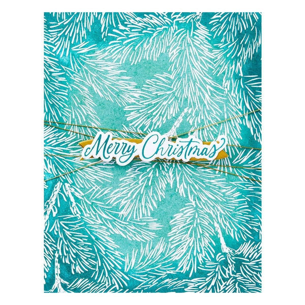 Night & Day Pines Press Plates from the Home for the Holidays Collection