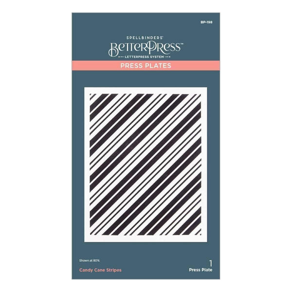 Candy Cane Stripes Press Plate