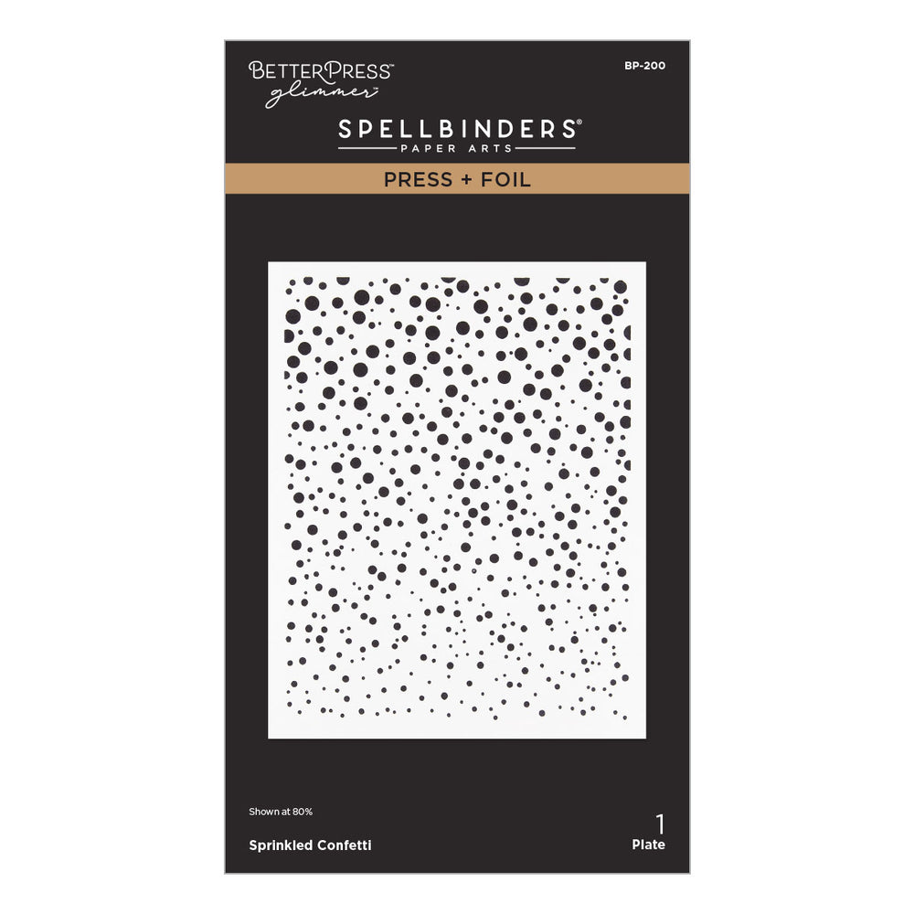 Sprinkled Confetti Press Plates