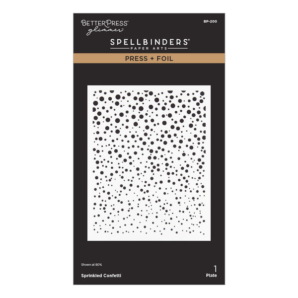 Sprinkled Confetti Press Plates