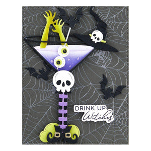 Cheers Sentiments Press Plate & Die Set