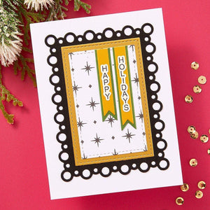 Holiday Background Panels Press Plates by Lisa Horton