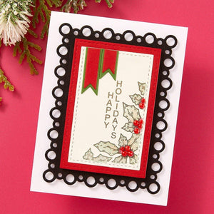 Nested Tree Frame Etched Dies by Lisa Horton