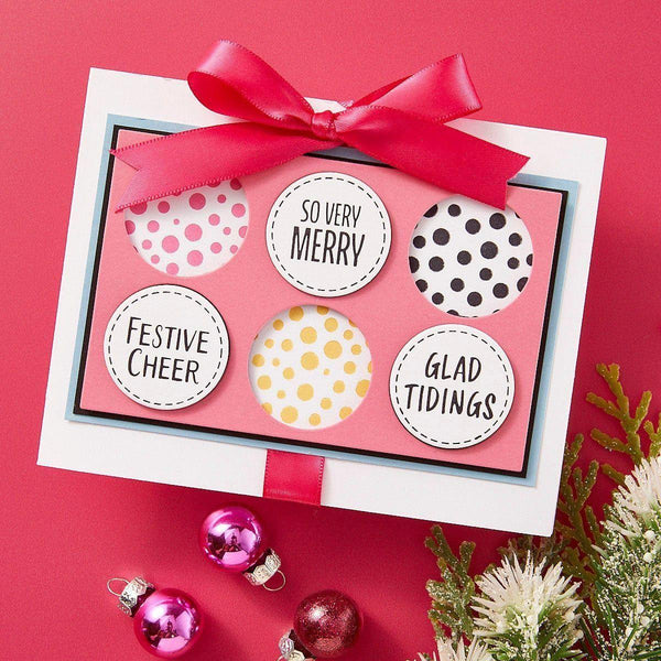 Holiday Background Panels Press Plates by Lisa Horton
