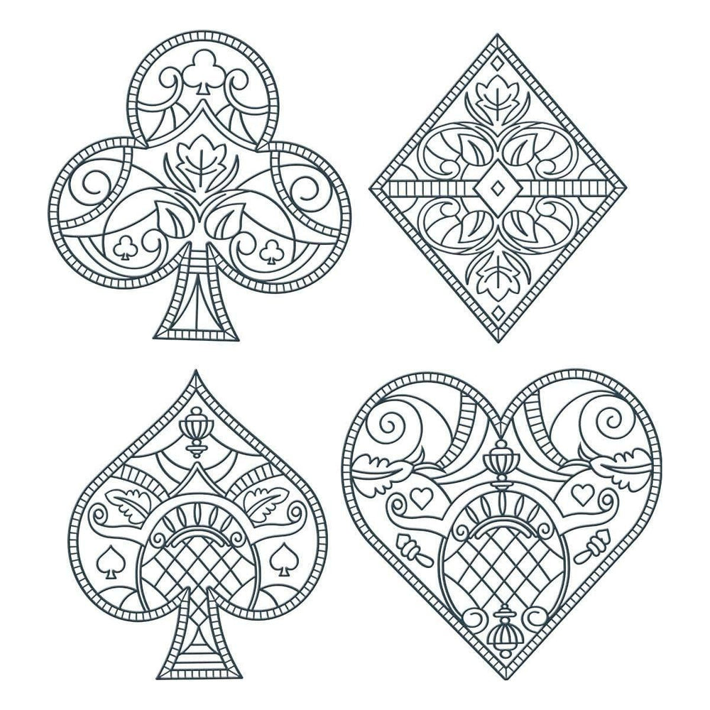 Enchanting Suit Facets Press Plates by Jaycee Gaspar