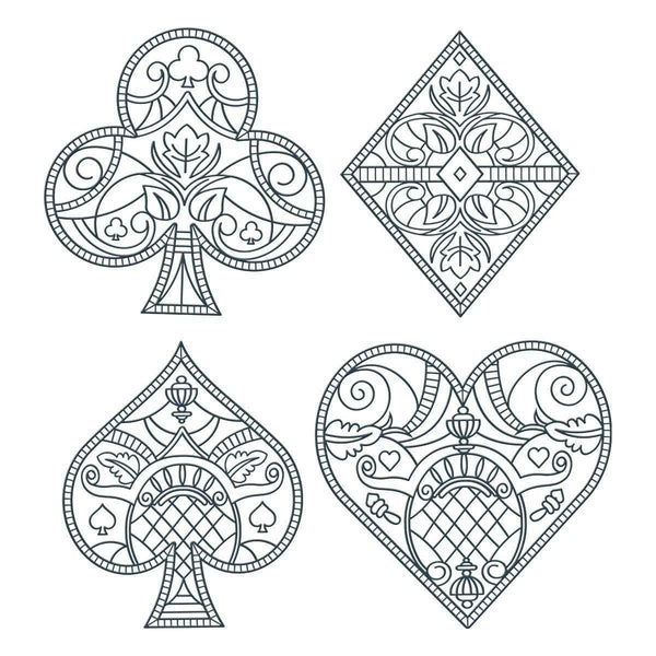 Enchanting Suit Facets Press Plates by Jaycee Gaspar