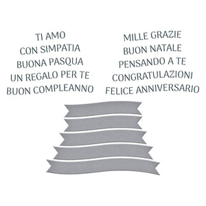 Italian Sentiments BetterPress Plate & Die Set