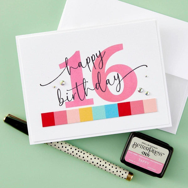 Sweeping Celebration Sentiments Press Plates