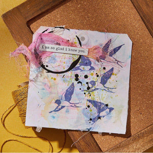 Holding Your Heart Sentiments BetterPress Plates & Die Set by Dina Wakley