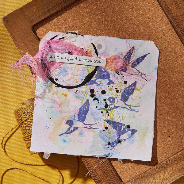 Holding Your Heart Sentiments BetterPress Plates & Die Set by Dina Wakley
