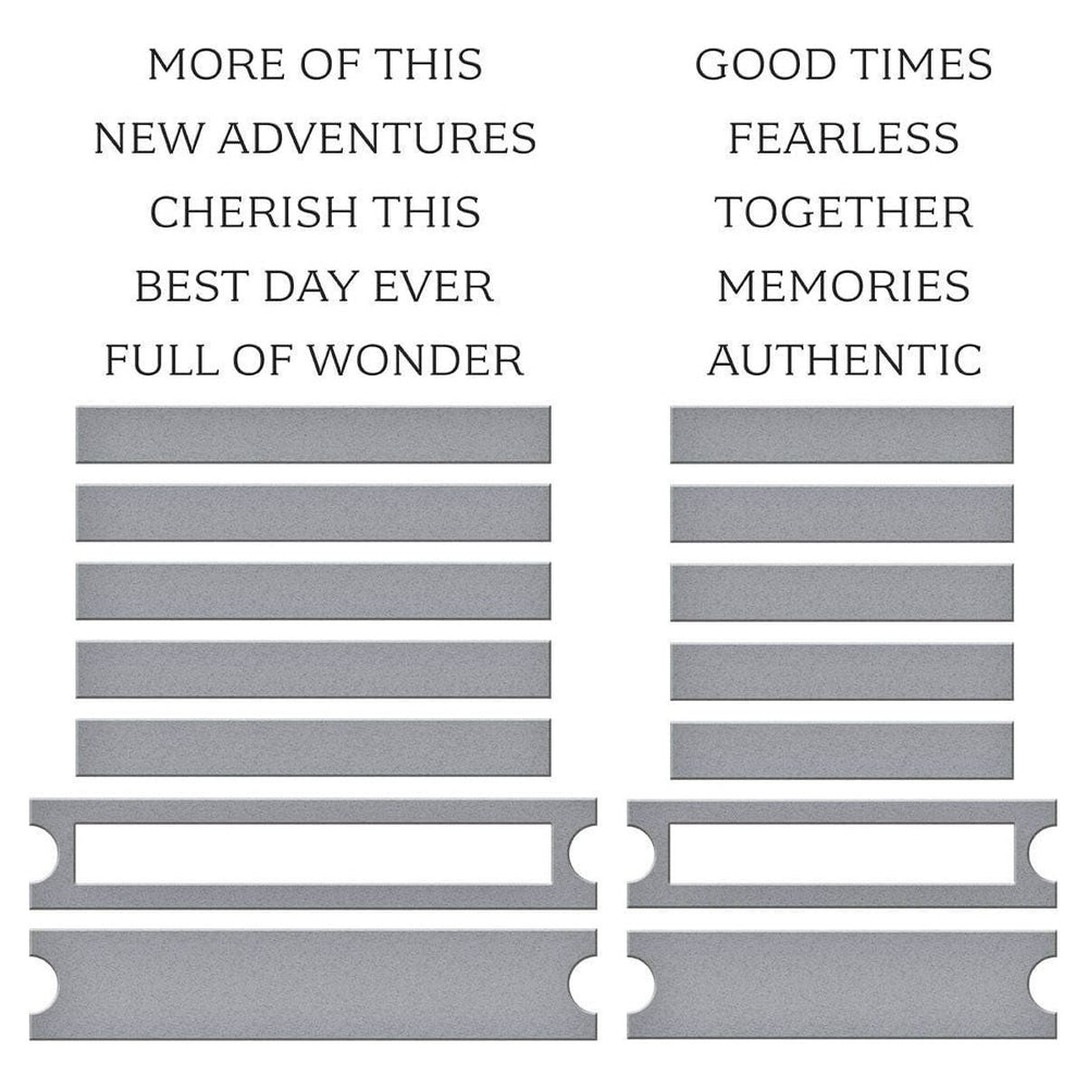 Cherish This BetterPress Plate & Die Set from the Golden Afternoon Collection