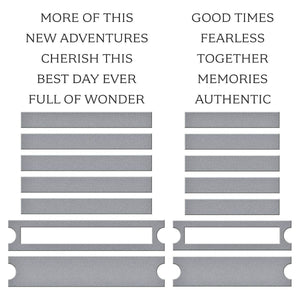 Cherish This BetterPress Plate & Die Set from the Golden Afternoon Collection