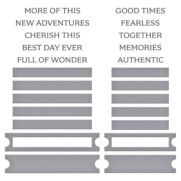 Cherish This BetterPress Plate & Die Set from the Golden Afternoon Collection