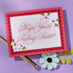 Copperplate Hope You're Feeling Better BetterPress Plate by Paul Antonio