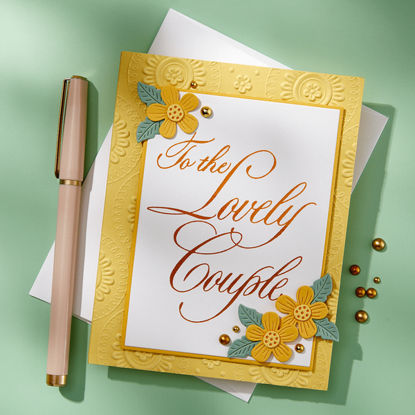 This Calls For Confetti - Antique Gold Pearl Embellishments