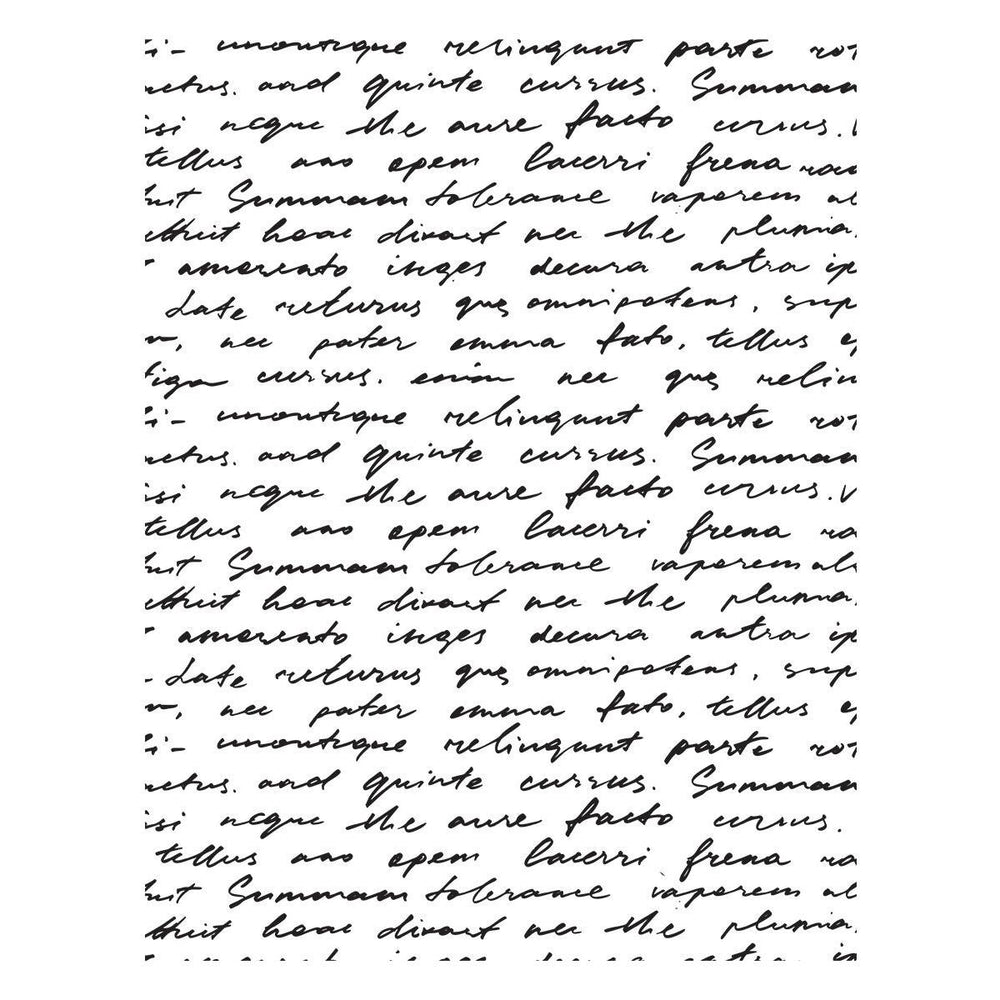 Script Text BetterPress Plate by Lisa Horton