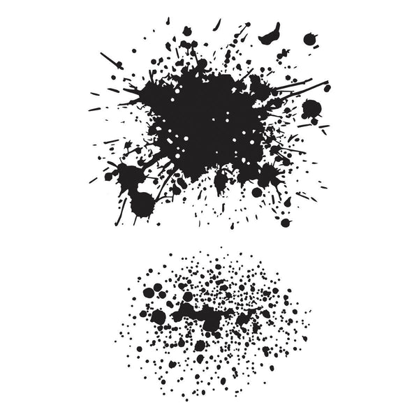 Splatters BetterPress Plate by Lisa Horton