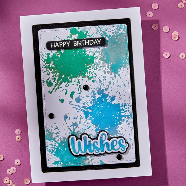 Splatters BetterPress Plate by Lisa Horton