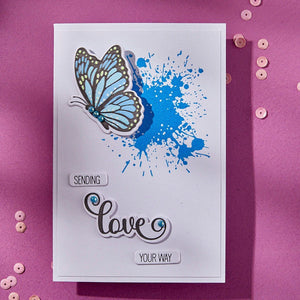Splatters BetterPress Plate by Lisa Horton