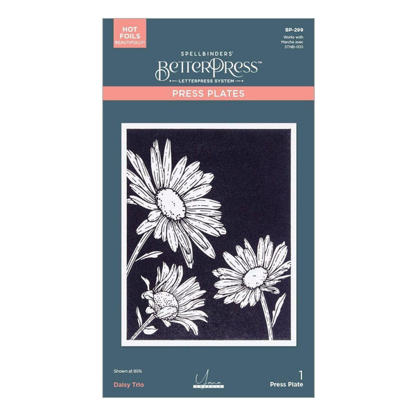 Daisy Trio Press Plates by Yana Smakula