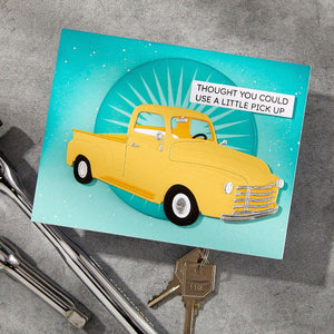 Timeless Truck Etched Dies by Mindy Eggen