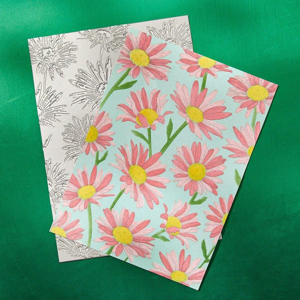 Daisy Shower Press + Foil Plate and Stencil Bundle  by Yana Smakula