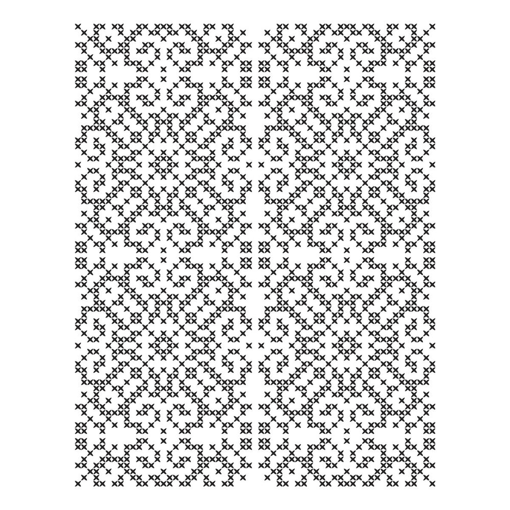 Petite Criss Cross Press Plate