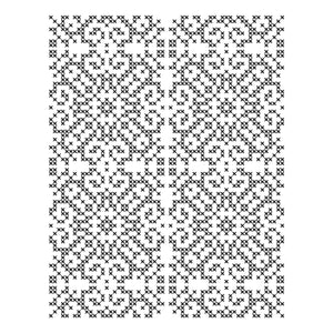 Petite Criss Cross Press Plate