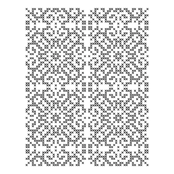Petite Criss Cross Press Plate