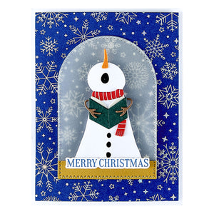 Snowfall Shimmer Press + Foil Plate