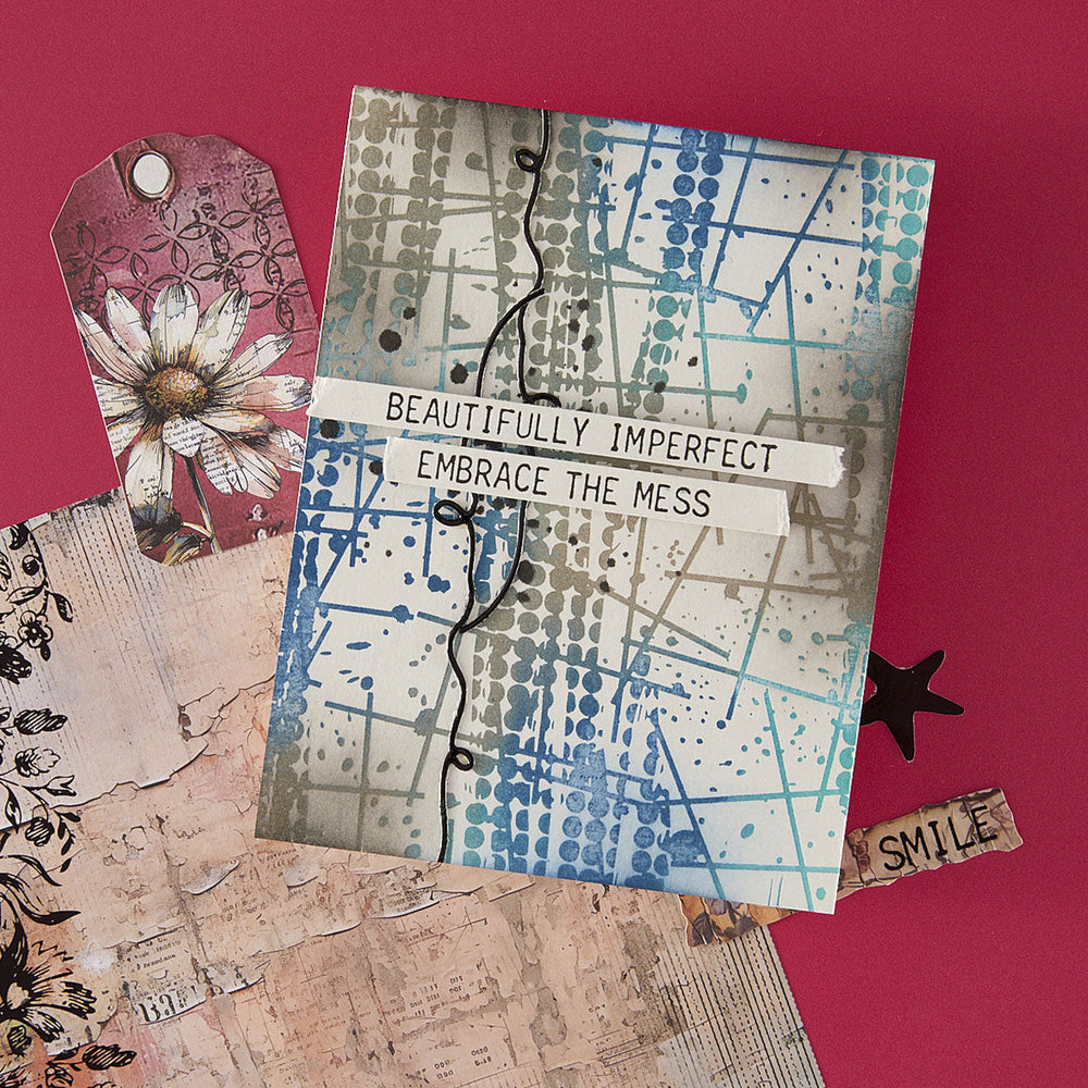 Grungy Background Press Plates
