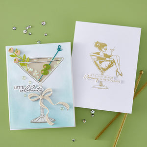 Martini Mood BetterPress Plate & Die Set