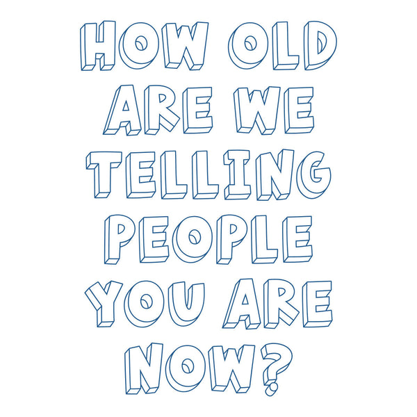 How Old? Press + Foil Plate