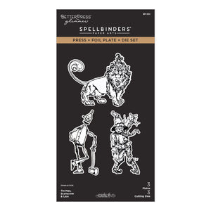 Tin Man, Scarecrow & Lion Press + Foil Plate & Die Set by Graphic45