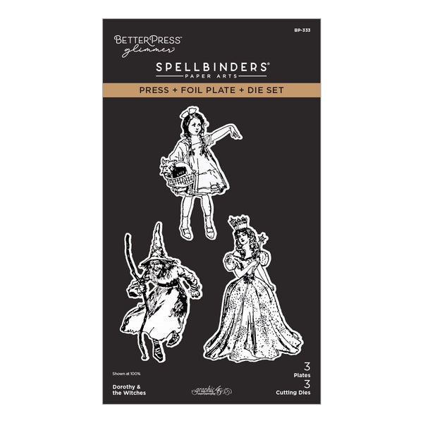 Dorothy & the Witches Press + Foil Plate & Die Set by Graphic 45