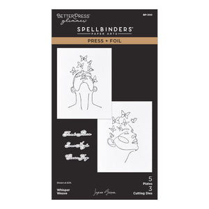 Whisper Weave Press + Foil Plate & Die Set by Jaycee Gaspar
