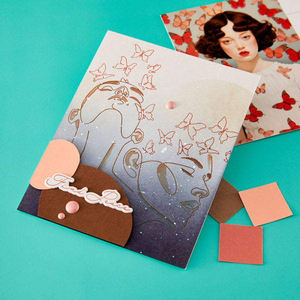 Whisper Weave Press + Foil Plate & Die Set by Jaycee Gaspar