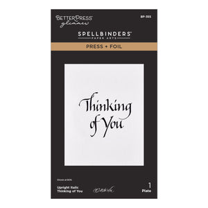 Upright Italic Everyday Sentiments Press + Foil Bundle by Paul Antonio