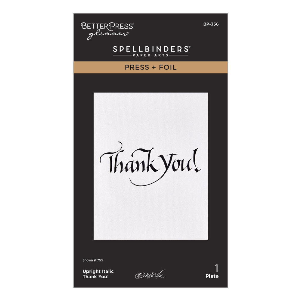 Upright Italic Everyday Sentiments Press + Foil Bundle by Paul Antonio