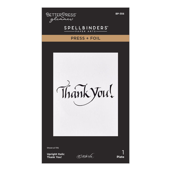 Upright Italic Everyday Sentiments Press + Foil Bundle by Paul Antonio