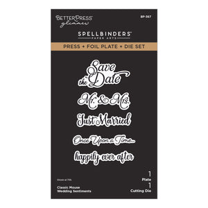 Classic Mouse Wedding BetterPress Bundle