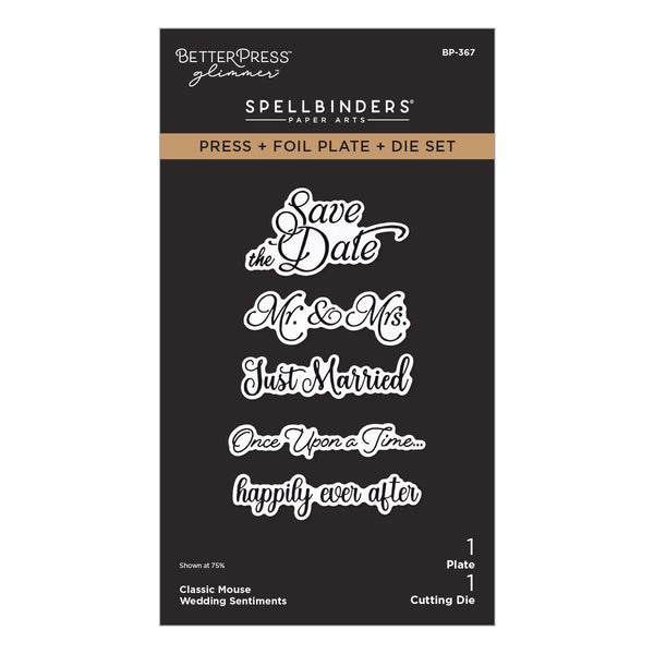 Classic Mouse Wedding BetterPress Bundle